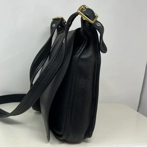 Coach Vintage Patricia’s Legacy Crossbody Black Leather Shoulder Bag - Picture 5 of 15